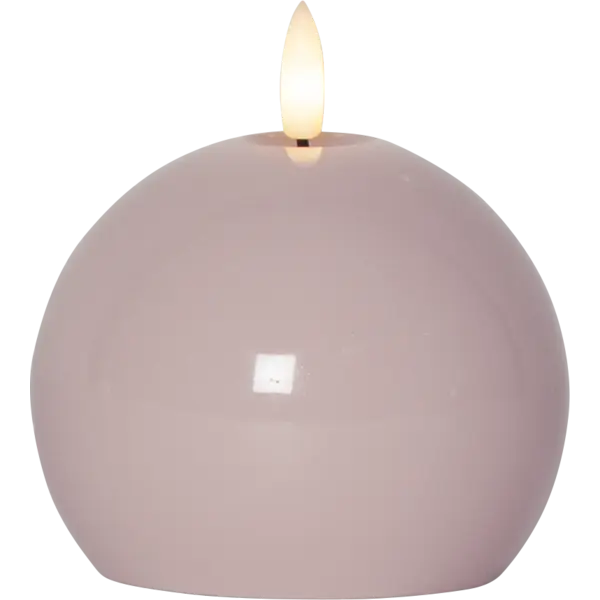 Star Trading - LED Blockljus Flamme Shine Rosa