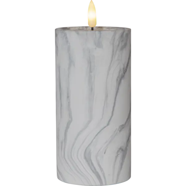 Star Trading - LED Blockljus Flamme Marble 17,5cm