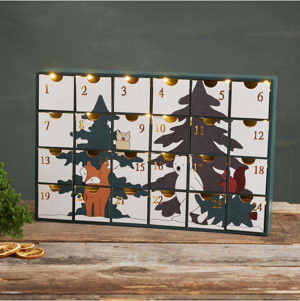 Star Trading - Bordsdekoration Forest Friends Multi Kalender