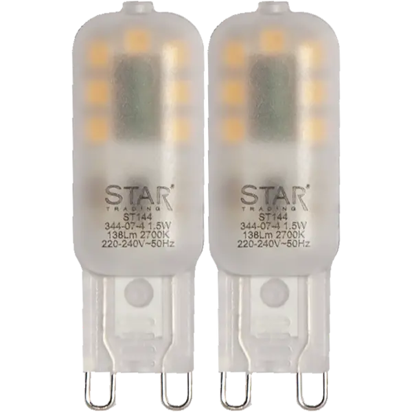 Star Trading - LED-lampa G9 Halo-LED 2-p