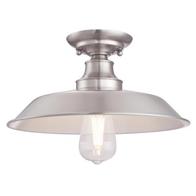 Westinghouse - Iron Hill 31 cm Taklampa Borstad Nickel