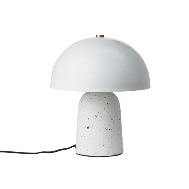 Affari of Sweden - FUNGI Bordslampa/Limited Edition M, Vit/svart