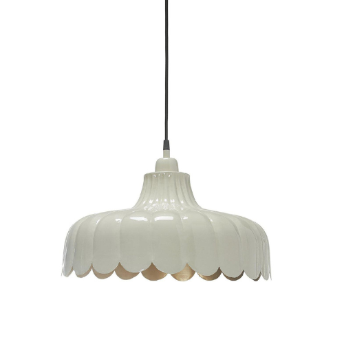 PR Home - Wells Taklampa 43cm Beige/Guld