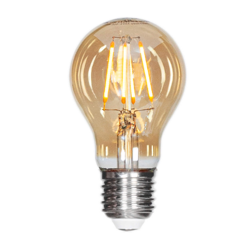 By Rydéns - Filament Dekorationslampa LED Dimbar E27 4W Ø60mm Amber