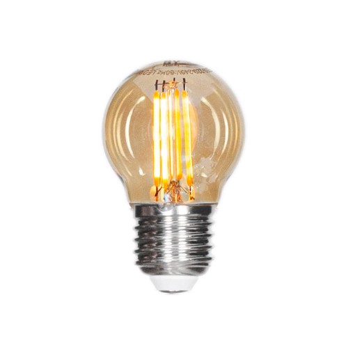 By Rydéns - Filament Dekorationslampa LED Dimbar Klot E27 4W Ø45mm Amber