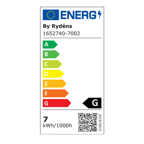 By Rydéns - GU10 LED Dimbar 7W 2700K 480Lm