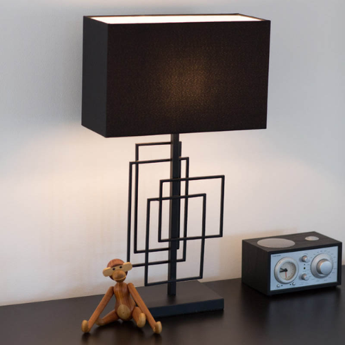 By Rydéns - Paragon Bordslampa H52cm Matt Svart